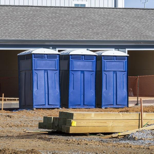 Heavy-duty construction site porta potty in Olean, New York